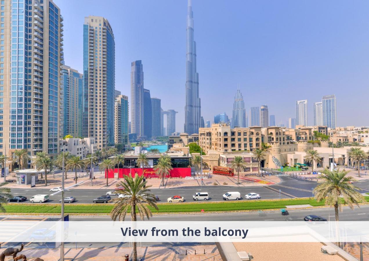 Ultra Luxury Downtown - Full Burj Khalifa View - 5 Min Walk To Dubai Mall! Exteriör bild