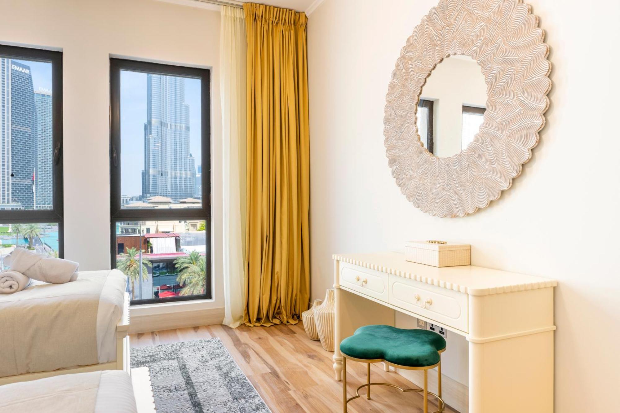 Ultra Luxury Downtown - Full Burj Khalifa View - 5 Min Walk To Dubai Mall! Exteriör bild
