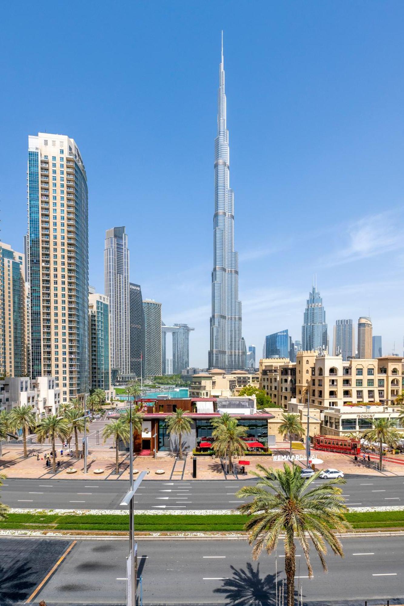 Ultra Luxury Downtown - Full Burj Khalifa View - 5 Min Walk To Dubai Mall! Exteriör bild