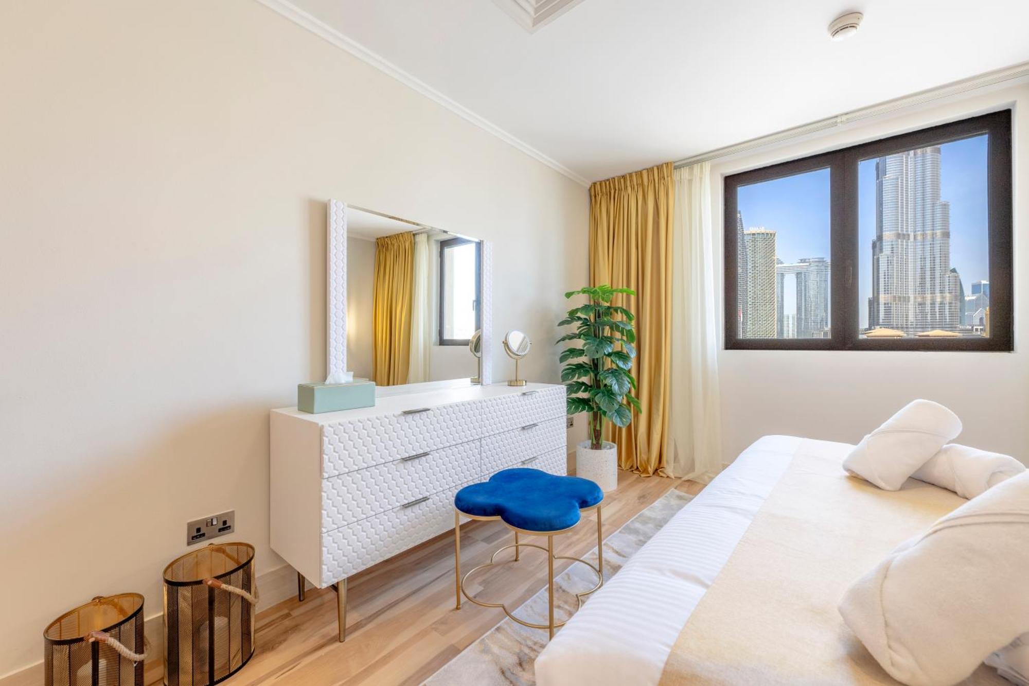 Ultra Luxury Downtown - Full Burj Khalifa View - 5 Min Walk To Dubai Mall! Exteriör bild