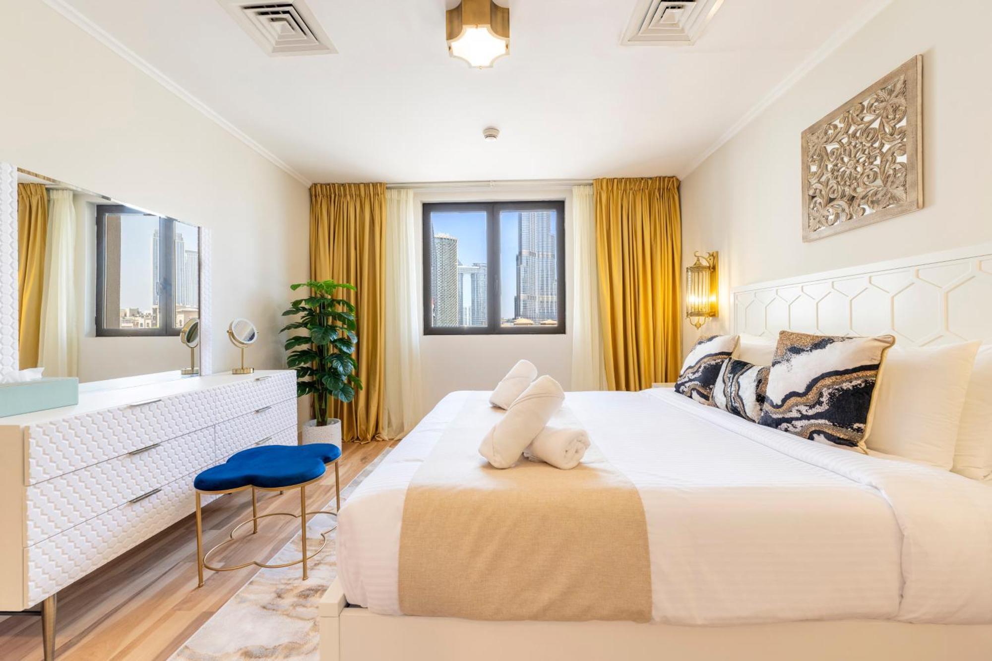 Ultra Luxury Downtown - Full Burj Khalifa View - 5 Min Walk To Dubai Mall! Exteriör bild