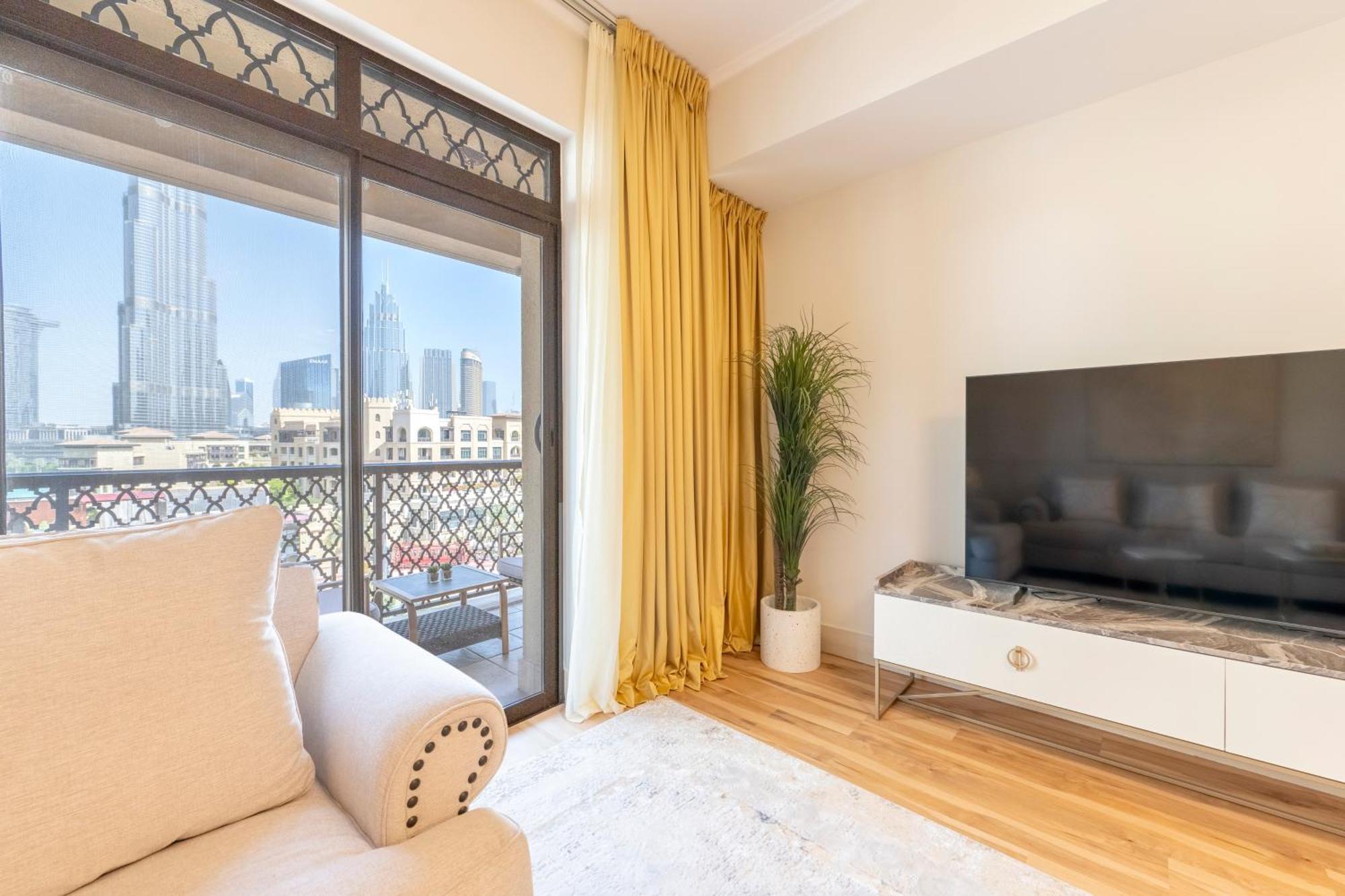 Ultra Luxury Downtown - Full Burj Khalifa View - 5 Min Walk To Dubai Mall! Exteriör bild
