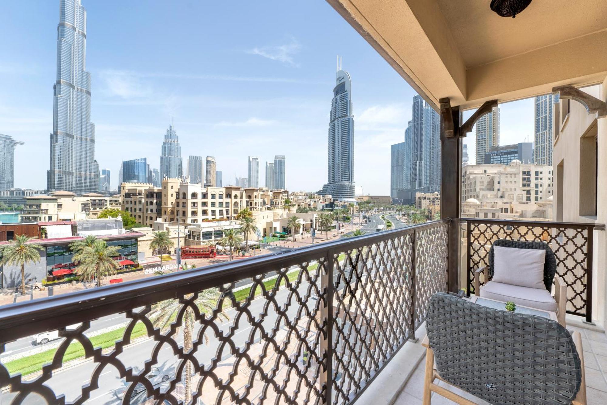 Ultra Luxury Downtown - Full Burj Khalifa View - 5 Min Walk To Dubai Mall! Exteriör bild